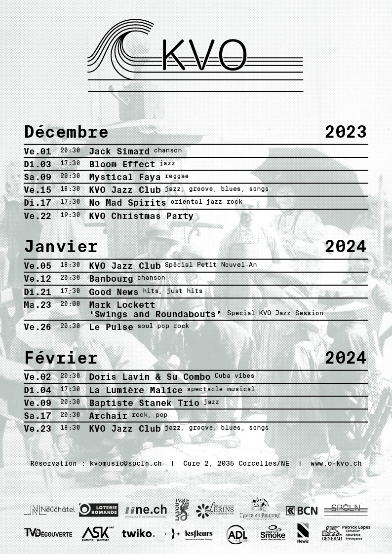 KVO programme Décembre 2023 - Février 2024