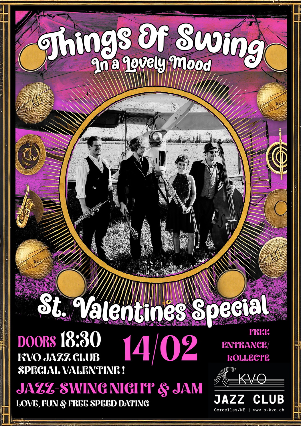 KVO JAZZ CLUB Things of Swing st valentines special