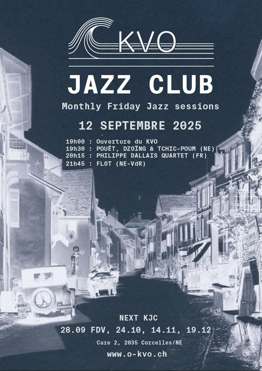 KVO JAZZ CLUB_Affiche_20250912_edited_neg KVO JAZZ CLUB Nikolas Katrantzis and Friends